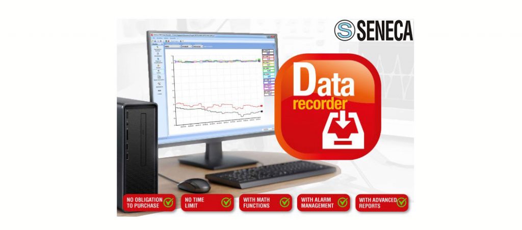 Seneca: gravação de Dados! Solicite a sua licença gratuita até 2 canais