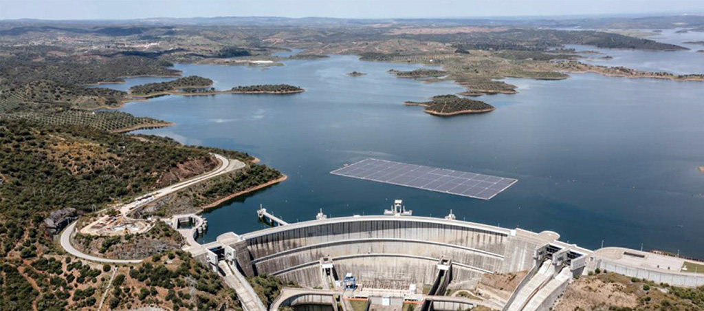 Parque solar flutuante finalista dos Prémios Europeus de Energia Sustentável de 2023