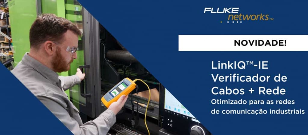 LinkIQ™-IE - Verificador de Cabos + Rede da Fluke Networks